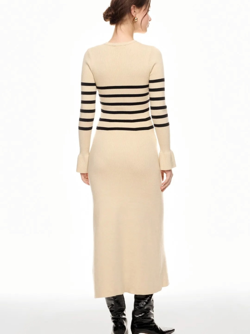 MON RENN RHYTHM STRIPE MIX DRESS SIZE M MSRP $219 - Picture 3 of 12